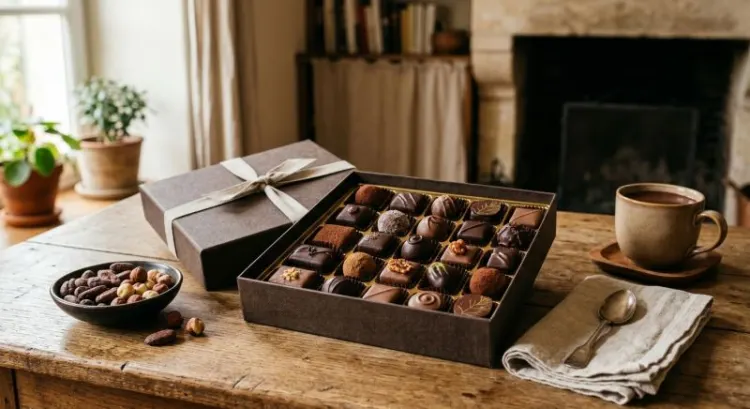 Chocolats artisanaux livrés à domicile : où commander un coffret cadeau