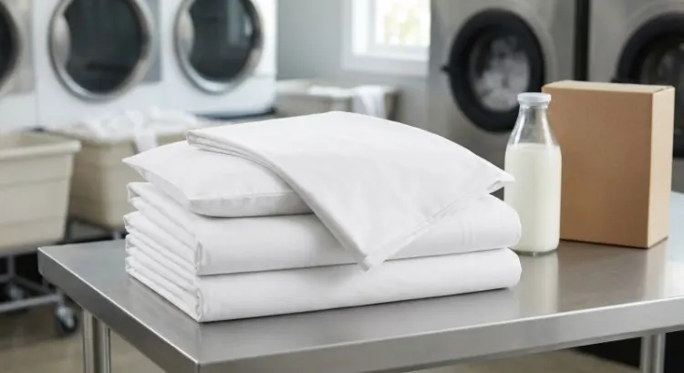 Draps hôtellerie professionnelle : coton, polycoton ou percale ?