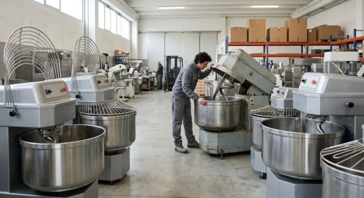 Pétrin professionnel pour boulangerie : acheter neuf ou d'occasion